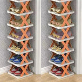 Shoes Racks Storage Organizer  Detachable Shoe Racks Saves Family Household Rack Multi Layer Simple Shoes Shelf Color Cabinet
