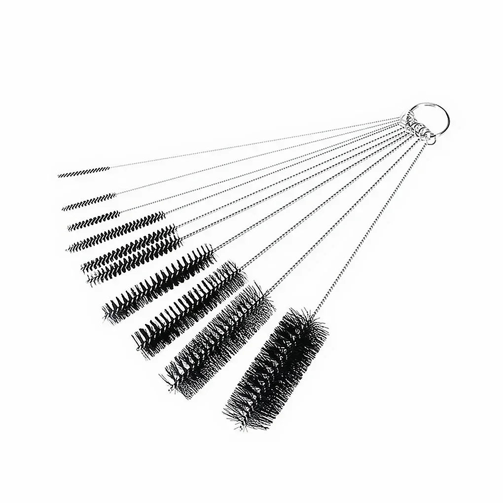 Cleaning Brushes for Coffee Machine, Bottle, Tube, Straw, Glasses, Keyboards, Jewelry - 10pcs/set Cleaning Tools