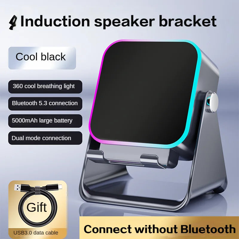 ZJ-027 Inductive Speaker Portable Audio Plastic Material Waterproof Working Time 5 Hours