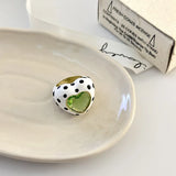 Cows Embedded Crystal Ring for Women Fashion Korean