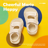 Cheerful Mario Children's  sandals Boys' outdoor beach shoes Children's toddler sandals Girls' sandals
