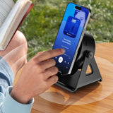 3 in1 Induction Speaker Non-slip New Cell Phone Holder Adjustable with RGB Light Smart Wireless Bluetooth Speaker Phone Stand