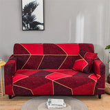 1pc Flower Printed Elastic Sofa Cover Antidirty Spandex Sofa Cover Furniture Protector for Bedroom Office Living Room Home Decor