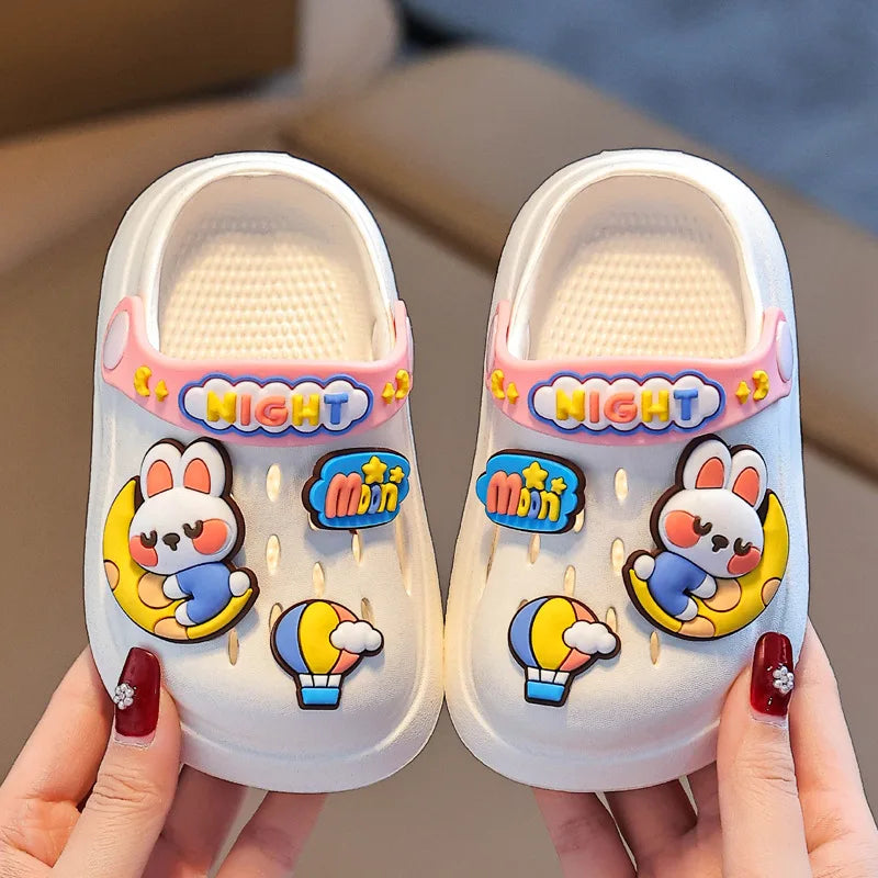 Cute Cartoon Children Slippers Breathable and Anti-slip EVA Soft Bottom for Boys and Girls Slippers Kids Shoes