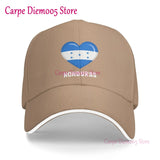 Honduras Flag Unisex Hats Fashion Adjustable Baseball Cap for Men Women