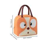 Cute Cartoon Lunch Bag, Perfect for Student or Work, with a Thick Waterproof Foil Lining to Keep Your Food Fresh!