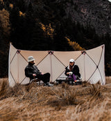 Camping Windscreen 4.8M Folding Windproof Shield Camping Sunshade Folding Wall Large Awning Tent Camping supplies 윈드 스크린 텐