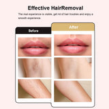 Electric Razor for Women Portable 2 in 1 Electric Shaver for Ladies Bikini Trimmer Facial Body Underarm Legs Waterproof Epilator