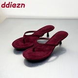 Elegant Women Shoes With Low Heels Female Footwear 2025 Round Toe Pumps Shallow Modern Sandals Ladies Heels Shoes