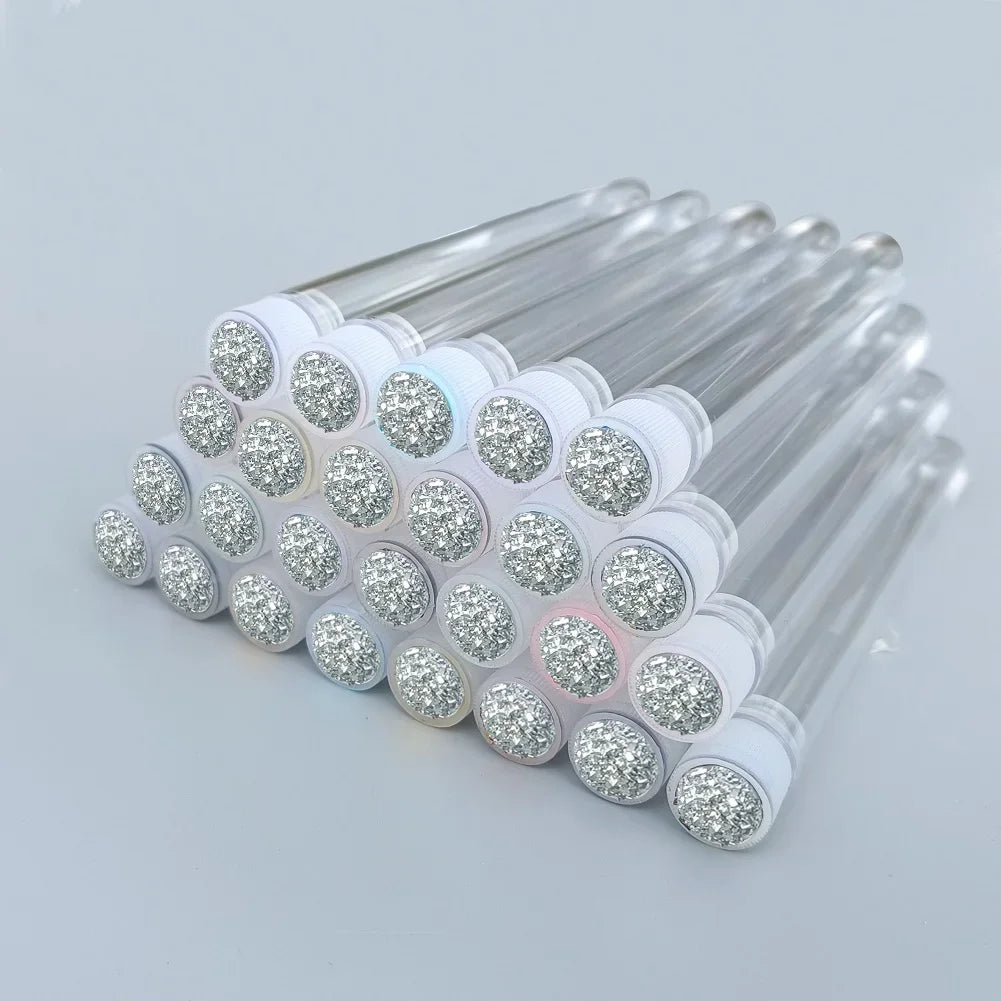 Reusable Eyelash Brush Tube Disposable Mascara Wands Replaceable Dust-proof Eye Lash Eyebrow Brush Tube for Eyelashes Extension