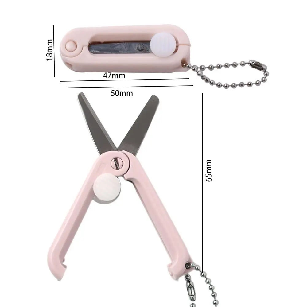 School Supplies Cutting Tools Office Supplies Art Tool Stationery Folding Scissors Scissors Adjustable Stainless Steel Scissors