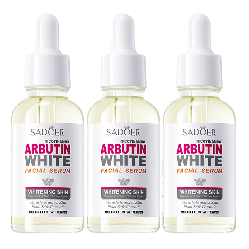 3pcs Arbutin Brightening Serum Facial Moisturizing Brightening  Firming Face Serum Facial Essence Skin Care