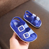 sandalias Antiskid Baby Girl Shoes British Non-slip Beach Sandals Kids Shoe Children Sandals Summer Boys PVC Buckle Kid Slippers