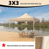 Thiened Four-Legged Umbrella Tent Top Cloth 3x3 Outdoor Sunade Waterproof Sun Protection Large Umbrella Canvas Stall