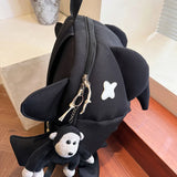 Cartoon Dinosaur Kawaii Backpack College Bag For Boy Girls Unisex Multifunction Waterproof Travel  Bag Fashion Funny School Bag
