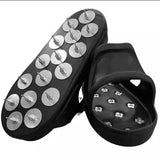 1 Pair Epoxy Floor Flexible Spiked Shoes Large Size for Coating Epoxy Paint Self-Leveling Cement Tools EVA Soft Rubber Material