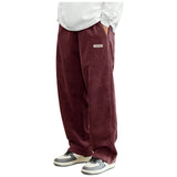 Corduroy Pants Men Clothing Sweatpants Loose-Fit Casual Pants Man Baggy Hosen Regular Length Trousers Men Cargo Pants Women