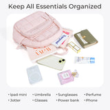 BAGSMART Womens Backpack Large Capacity School Bag Japanese Style Waterproof Nylon College Bag for Student Travel Laptop Bag