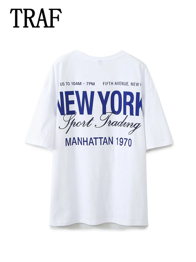 Women T-shirts Tops 2024 New in Cotton Women Summer O-neck Short Sleeve Tee Tops Female T-shirts