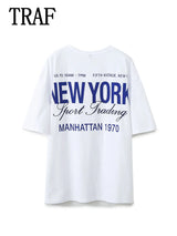 Women T-shirts Tops 2024 New in Cotton Women Summer O-neck Short Sleeve Tee Tops Female T-shirts