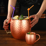 Colossal 5L Hammered Moscow Mule Mug Mega Mug Moscow Mule Ice Bucket Mug