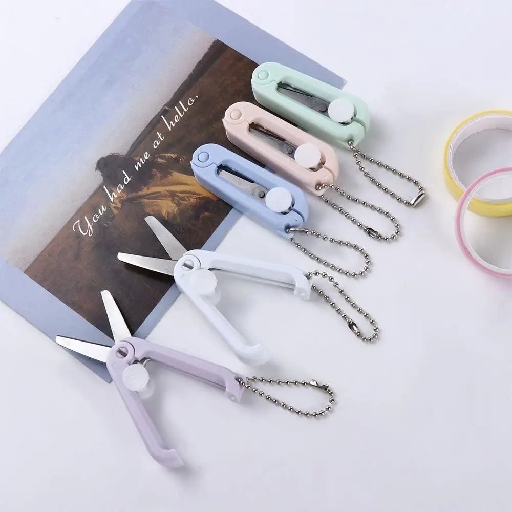 School Supplies Cutting Tools Office Supplies Art Tool Stationery Folding Scissors Scissors Adjustable Stainless Steel Scissors