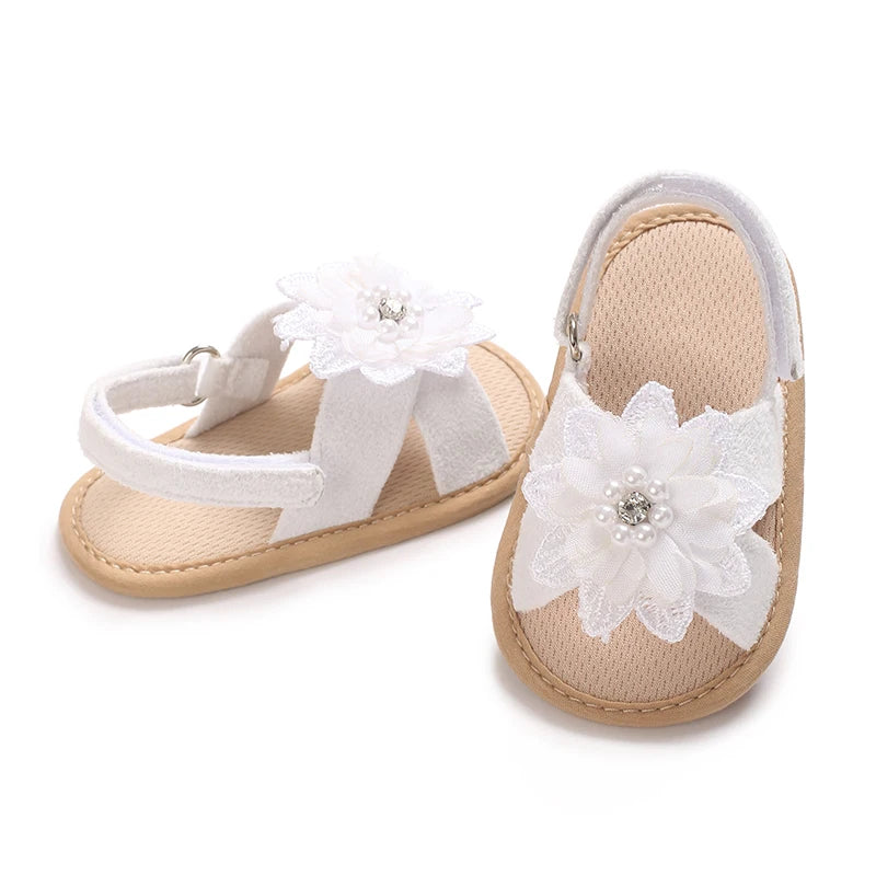 Baby Girls Sandals Summer Shoes Outdoor First Walker Toddler Girls Shoes for Summer