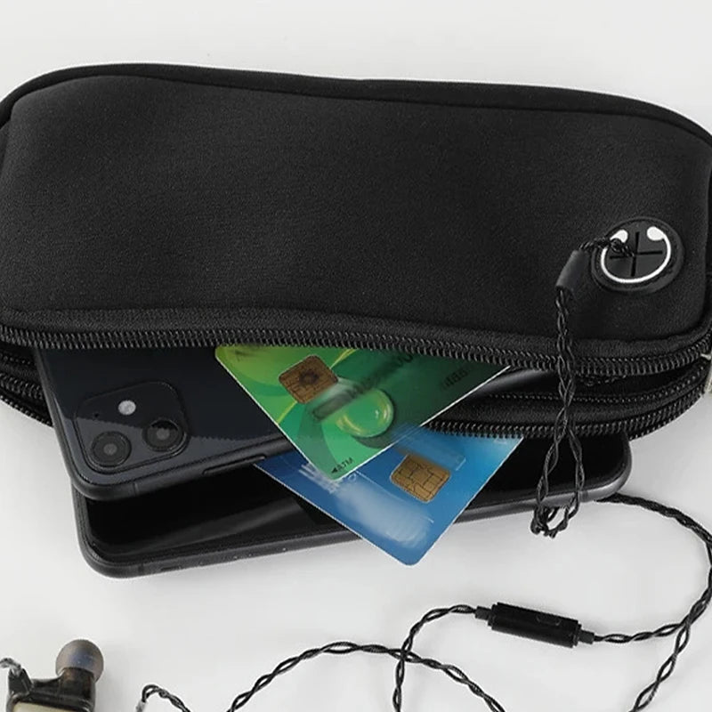 Professional Running Waist Bag Sports Belt Pouch Mobile Phone Case Men Women Hidden Pouch Gym SportsBags Running Belt Waist Pack