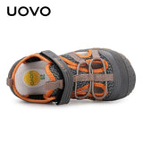 New Arrival Children Fashion Footwear Soft Durable Rubber Sole UOVO Kids Shoes Comfortable Boys Sandals With #22-34