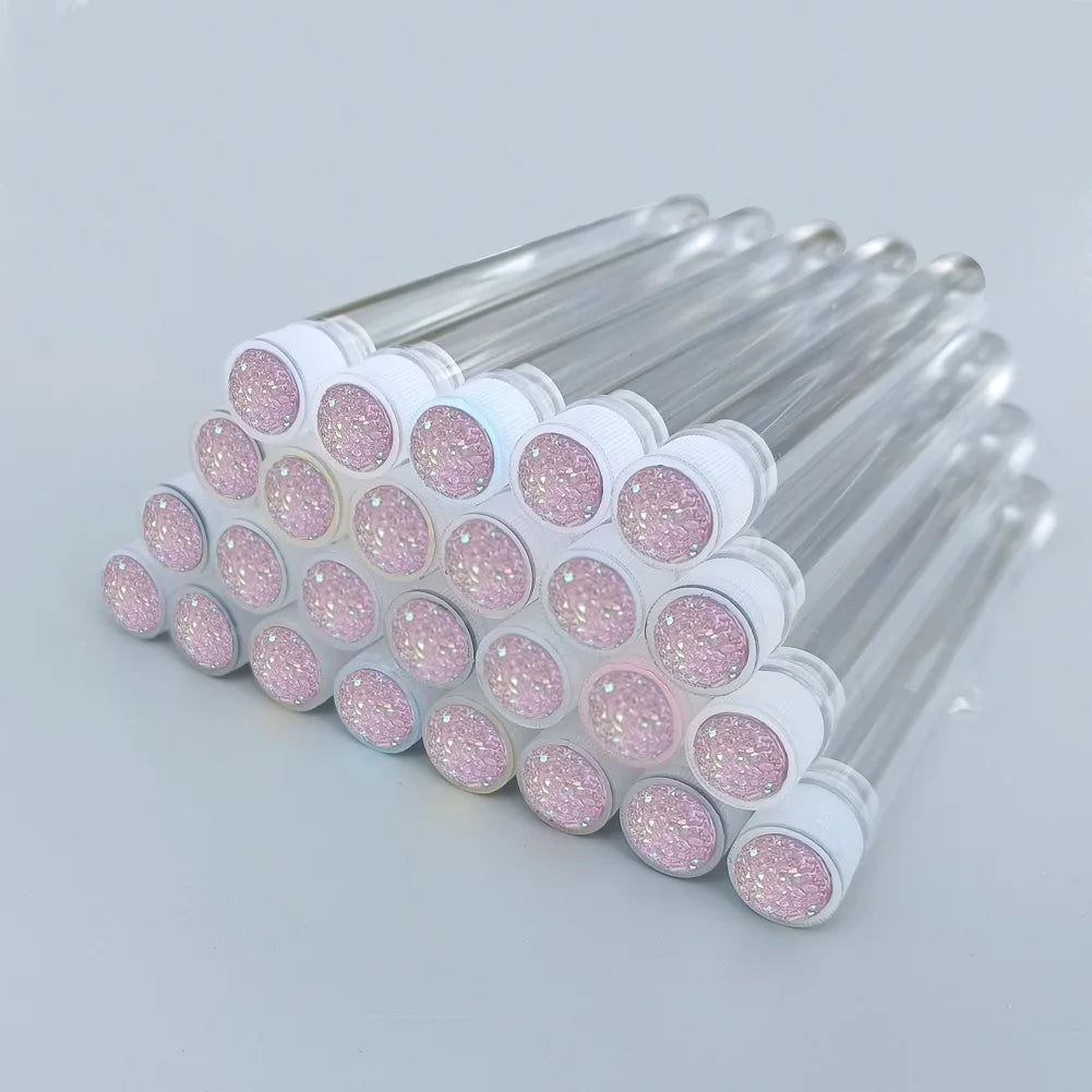 Reusable Eyelash Brush Tube Disposable Mascara Wands Replaceable Dust-proof Eye Lash Eyebrow Brush Tube for Eyelashes Extension