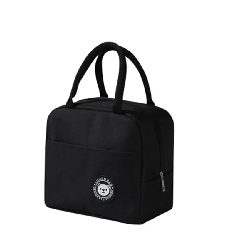 Thermal Lunch Bags Portable Thermal Bag For Hot Food Thermos Bento Handbag Dinner Container School Food lunch bags for girls