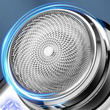 Electric Razor With LED Display Fast Charging Electric Shaver For Men Washable Portable Mini Razor For Home Business Travel