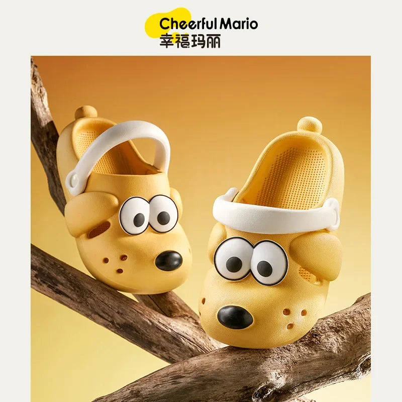 Cheerful Mario 2023 Summer Children's Comfortable Soft Soles Fashion Durable Non-slip Sandals Boys and Girls Slippers