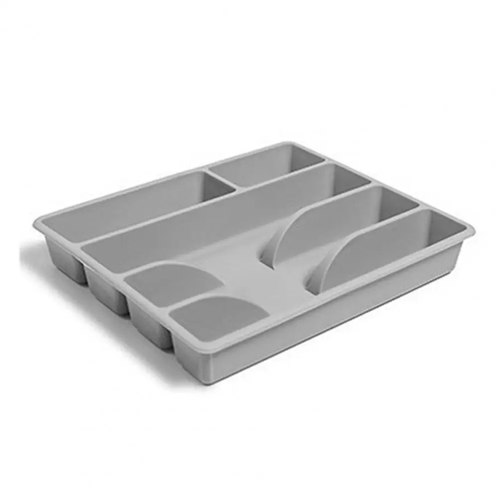 Utensil Organizer Tray Kitchen Gadget Divider Tray Capacity Cutlery Storage Box with Multi for Forks for Organization