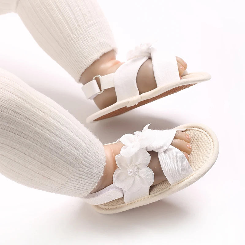 Baby Girls Sandals Summer Shoes Outdoor First Walker Toddler Girls Shoes for Summer