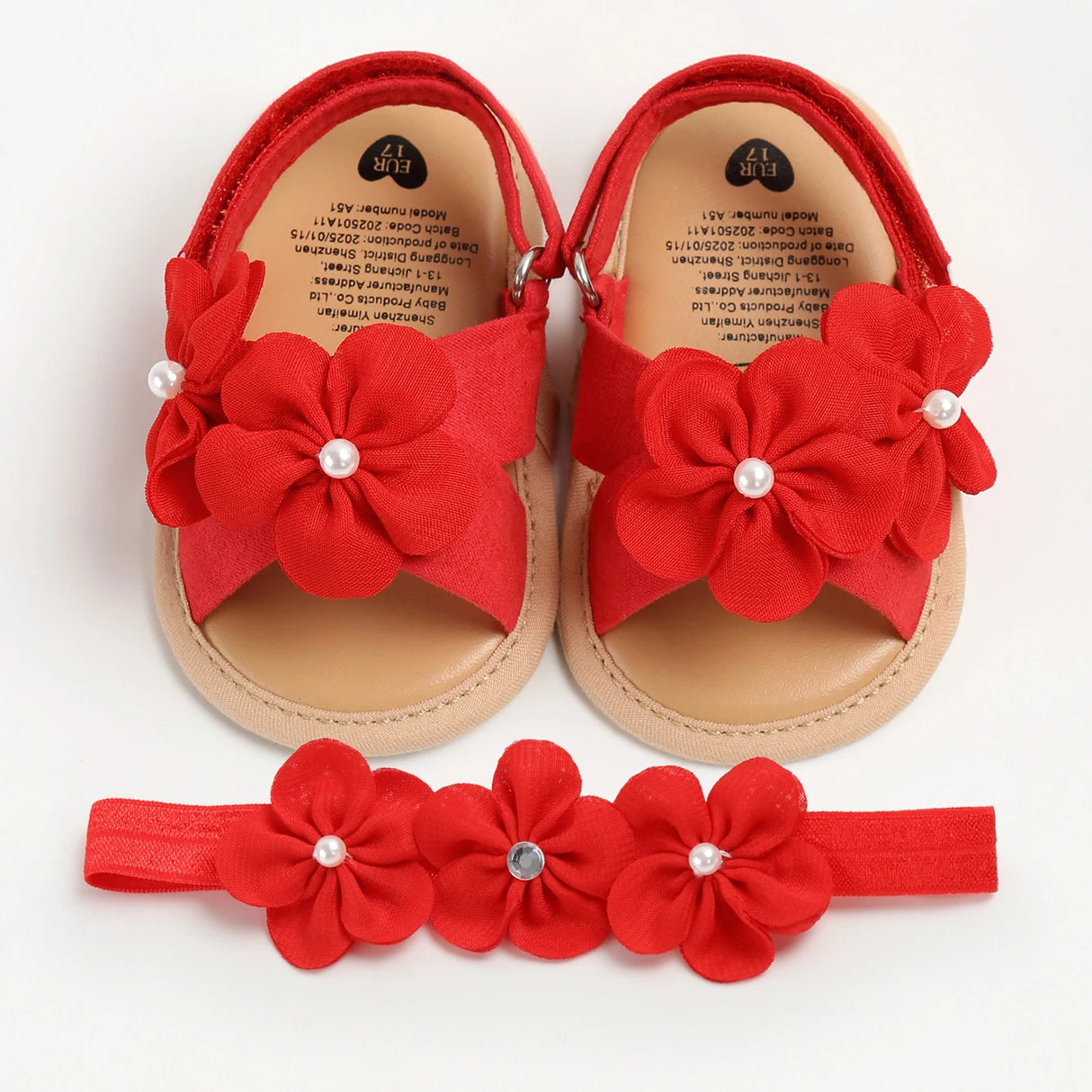 Baby Girls Sandals Summer Shoes Outdoor First Walker Toddler Girls Shoes for Summer