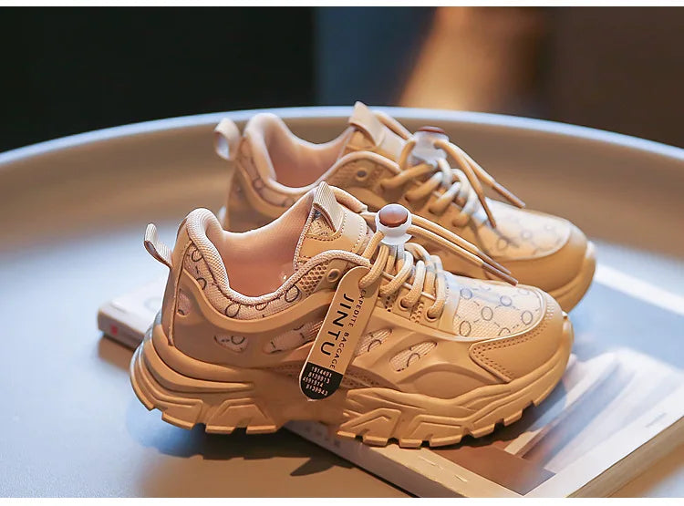 Cute Children Girls Shoes 2023 Autumn Casual Korean Edition children's kids shoes Comfortable Breathable Neutral kids Sneakers