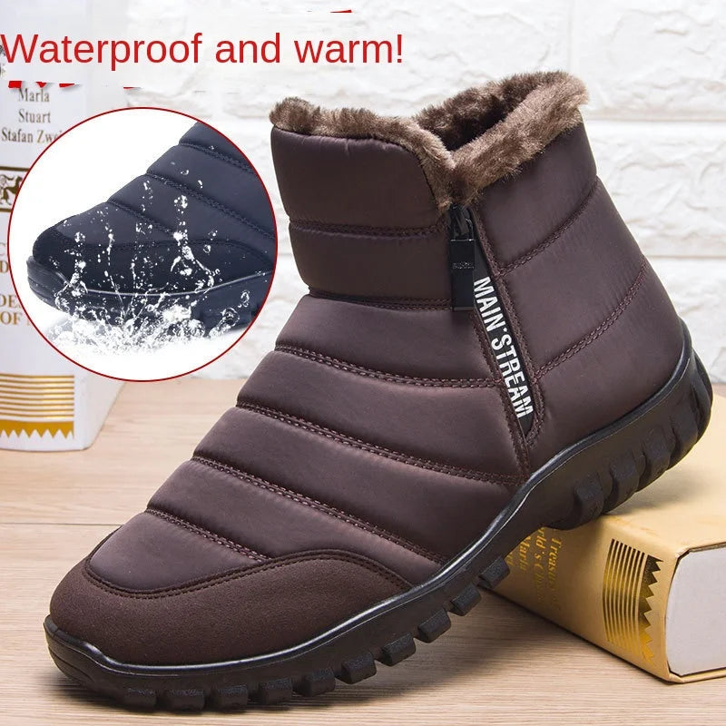 Men'S Winter Sports Shoes Soft Bottom Anti Slip Casual Sneakers Cold Proof And Warm Keeping Men'S Sneakers   Free Shipping Shoes