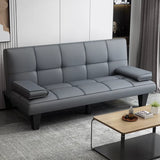 Simple  Foldable Sofa Bed Fabric 3-Level Adjustment  Living Room Office Bedroom Furniture Solid Wood Bean Bag Sofa