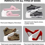 Shoe Rack Durable Thicken Adjustable That Saves Space with Support Slots Cabinet Brackets and Storage Racks for Storage Tools