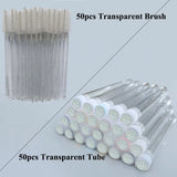 Reusable Eyelash Brush Tube Disposable Mascara Wands Replaceable Dust-proof Eye Lash Eyebrow Brush Tube for Eyelashes Extension