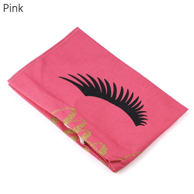 Eyelash Extension Cleaning Aprons Professional Bronzing Eyelash Pattern Apron Grafting False Eyelashes For Adult Makeup Tools