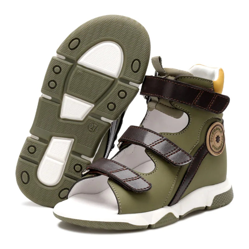 Princepard New Arrivals Breathable Pediatric Corrective Shoes for Toddlers Orthopedic Boys Sandals Shoes With Flat Feet