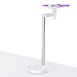 Phone Holder Height Adjustable Phone Holder for Live Broadcast, Portable Folding Multi-Angle Adjustable Stand for Cell Phone