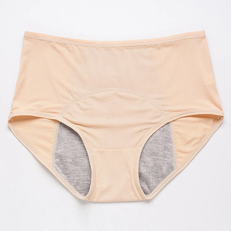 Panties for Menstruation Cotton Menstrual Panties High Waist Women Underpants Lingerie Plus Size Femme Culottes Menstruelles