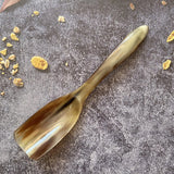 Kitchen Ladles Water Buffalo Horn Spoon Exquisite Western Cuisine Spoon Creative Dessert Spoon Long Handled Spoon Horn Products