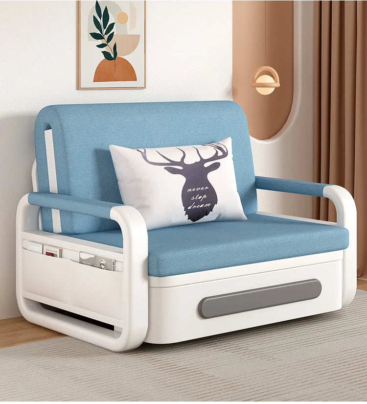 Sofa Bed Folding Dual-purpose 2024 New Single Bed Living Room Multi-functional Modern Simple Small Apartment Retractable Bed