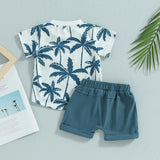 Toddler Baby Boy Clothes Summer Short Sleeve T Shirt and Shorts Cute Infant Baby Boy Outfits Clothing Set