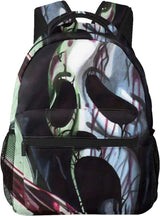 Horror Movie Backpack Adults School Bag Casual College Bag Travel Zipper Bookbag Hiking Daypack for Women Men