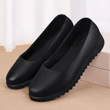 Flat Black Shoes For Women Female Footwear New Comfortable Nurse Dress Nurse Shoes Black Flats Female Footwear Nursing New Comfo